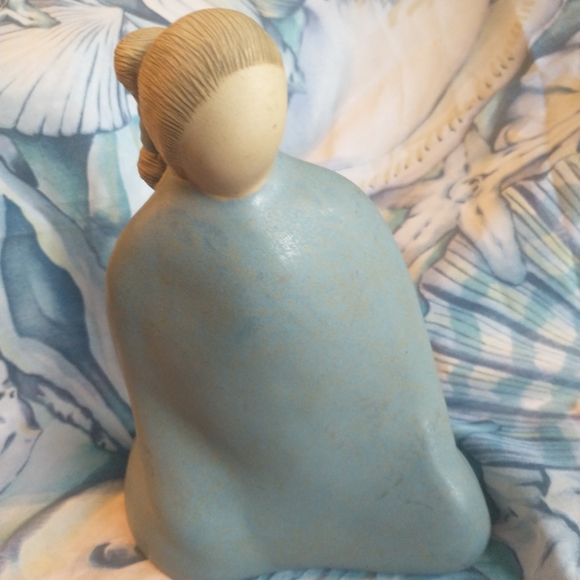 OUTSTANDING "JACK BLACK" NAVAJO WOMAN FIGURINE. - Picture 1 of 16